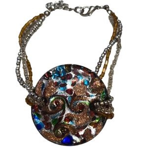 6" Handmade Seed Bead Bracelet L7